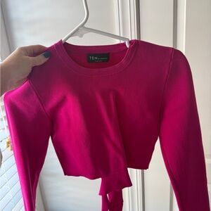 Aritzia Babaton Pink Long Sleeve Top (no longer sold)